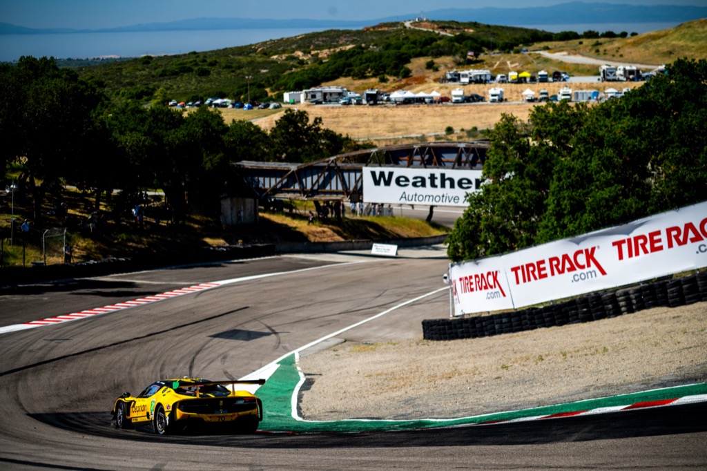 Trods god fart: Frederik Schandorff udgik på Laguna Seca
(Foto: Inception Racing)